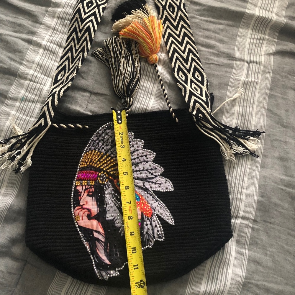 Wayuu bag/ New collection 🤩/ Handmade women's bag/ Native girl/ Size L. - Picture 5 of 6
